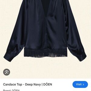 Doen Deep Navy Blouse